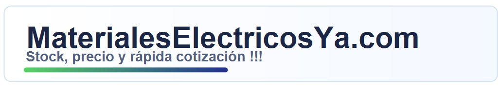 MaterialesElectricosYa.com - Stock, precio y cotización rápida para tu obra